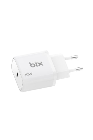 Bix Bxpd31 30w Usb-c Pd 3.0 Akım Korumalı Hızlı Şarj Cihazı Beyaz