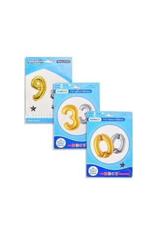 B01.70 Balon Rakam & Harf 1 Adet