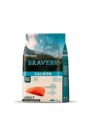 Bravery Somonlu Küçük Irk Yetişkin Köpek Maması 2 KG