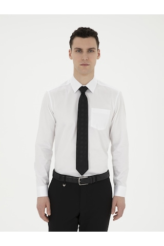 Pierre Cardin Erkek Beyaz Gömlek Basic 50286106-vr013 Beyaz