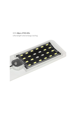 Xindoker İnce Ve Parlak Led Akvaryum Aydınlatma Lambası - Beyaz Ve Mavi Işık Seçenekli