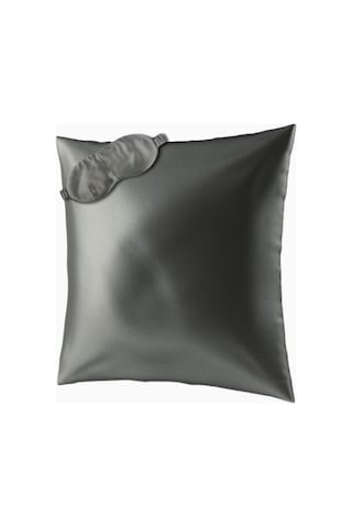Aılorıa Beauty Sleep Seti, 100% Dut Ipeği Yastık Kılıfı 80x80 Ve Göz Maskesi Gri