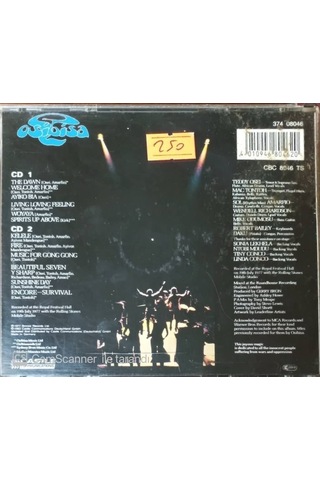 Plak Değildir Cd Dir Cd Osibisa Black Magic Night Double Cd