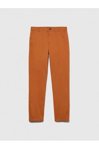 Sisley Slim Fit Vintage Efekt Chino Pantolon Erkek Kahverengi T-shirt - 323a4dm6sf02y Kahve