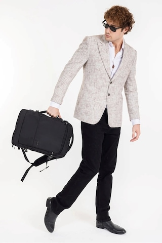 Dada Körüklü Su Geçirmez Kumaş Fonksiyonel Sırt Çantası 15.6 İnç Siyah