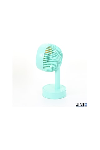Winex Mini Taşınabilir Portatif Fan 3 Kademeli Vantilatör Mavi