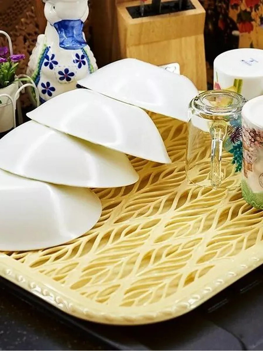 Podnos Dla Suski Posudy Plastik Tepsi Bulaşık Kurutma Tepsisidir 175393027 Sarı Neon