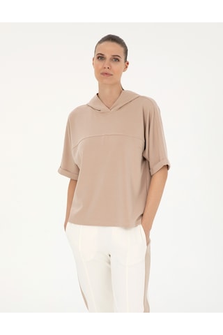 Pierre Cardin Kadın Bej Sweatshirt 50291224-vr011 Bej
