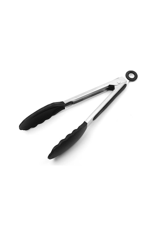 Ew'S Pratik Metal Saplı Silikon   Maşa