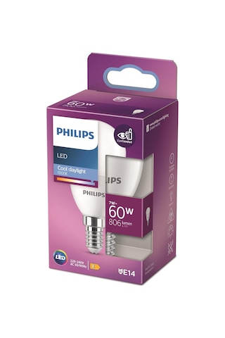Philips Led 60w P48 E14 Beyaz Işık Dim Edilmez Ampul Diğer