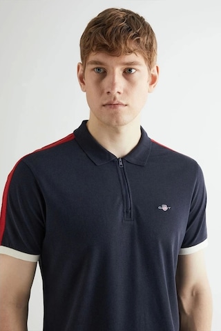 Gant Erkek Lacivert Regular Fit Renk Bloklu Polo Xl Lacivert