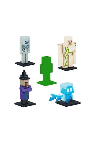 Minecraft 3d Figür Toppeez 5'li Set Mc2040 Model 4 Minecraft