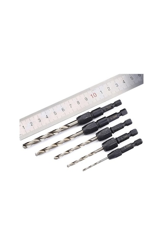 Yihemaoyi 5 Parça Hızlı Değişim Hex Shank Matkap Uçları Seti