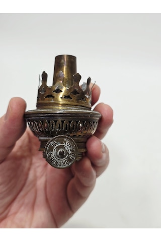 Antika Gaz Lambası Mekanizma Başlığı 028 Altın