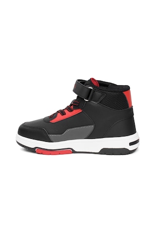Lumberjack 101887090 4w Nitra Hi 4pr Filet Erkek Çocuk Hi Sneaker Siyah - Kırmızı-siyah - Kırmızı Siyah - Kırmızı