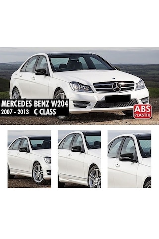 Mercedes W204 C Serisi Yarasa Ayna Batman Ayna Kapak. Piano Bl...