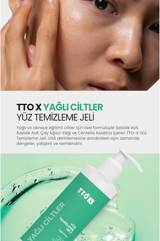 Tto-x Yüz Temizleme Jeli Yağlı Ciltler 200 Ml