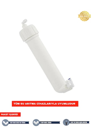 Su Arıtma Cihazı Membran Housing Filtre Kabı (BOŞ) - Açma Anahtarı