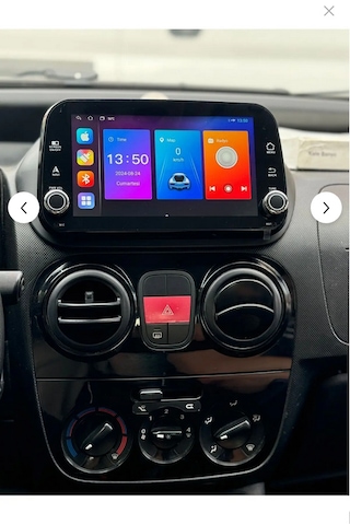 Blueway Fiat Fiorino 7''android-gerçek 4/64 Gb/4 Çekirdek-wifi-bt-kablosuz Carplay-hd Kamera li 7"