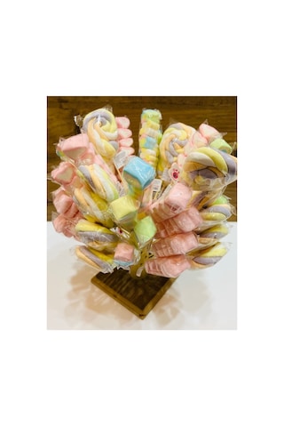 10 Lu Marshmallow Lolipop Şeker Renkli Çocuk Şeker Paketi Parti & Doğum Günü 37067448