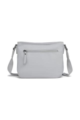 Smart Bags Twill Dimi Kumaş Postacı Kadın Çantası 3324 Gri