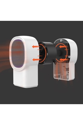Flybuy Hızlı Isıyan Mini Masa Üstü Isıtıcı - 2 Saniye, 220v Beyaz, Güvenli Kullanım