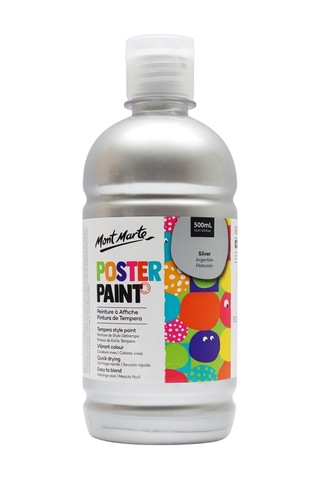 Mm Poster Boyası 500ml - Silver