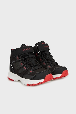 Buckhead Unisex Çocuk Bot Buck3005 Siyah-kırmızı Siyah-kırmızı