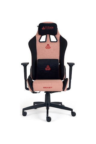 Titanseat Beast Roseum Kumaş Oyuncu Koltuğu Gri - Pembe