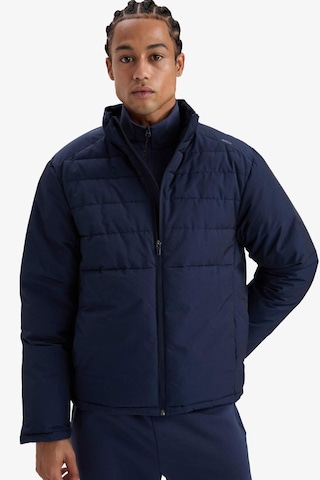 Defacto Defactofit Su İtici Regular Fit Fermuarlı Su Geçirmez Mont E9219ax25aunv238 Lacivert