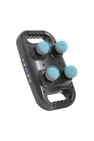 Kenpazar 4 Başlıklı Masaj Tabancası siyah