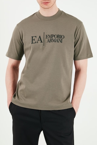 Emporio Armani Erkek T Shirt Em005551 Af25183 F6038 Haki