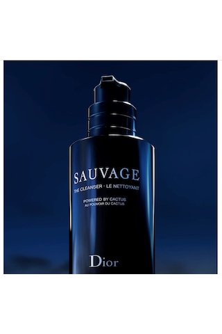 Dior Sauvage The Cleanser - Face Cleanser For Men Black Charcoal And Cactus 125 Ml
