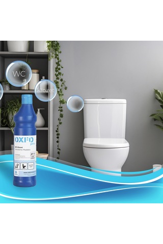 Oxfo Pro Wc Klozet Tuvalet için Profesyonel Temizlik ve Bakım Jeli 3 x 750 ML