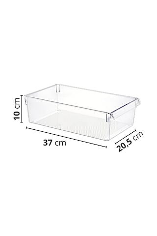 Maxi Tall Clear Buzdolabı & Dolap Içi Düzenleyici Organizer Şeffaf