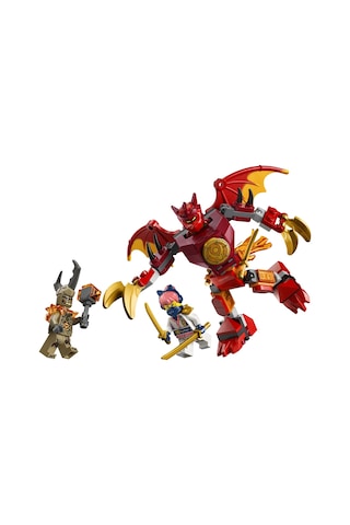 LEGO®  NINJAGO® Kai’nin Ejderha Robotu Savaş Paketi 71851 - 6 Yaş ve Üzeri Çocuklar için Yaratıcı Oyuncak Yapım Seti (85 Parça)