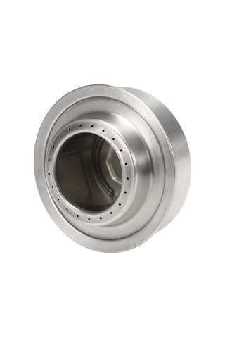 Youtek Lıxada Çelik Alkol Ocağı Seti: Isıtıcı, Çapraz Ayak Ve Yangın Söndürücü Kapak - Kamp, Piknik İçin Taşınabilir, Dayanıklı Gümüş