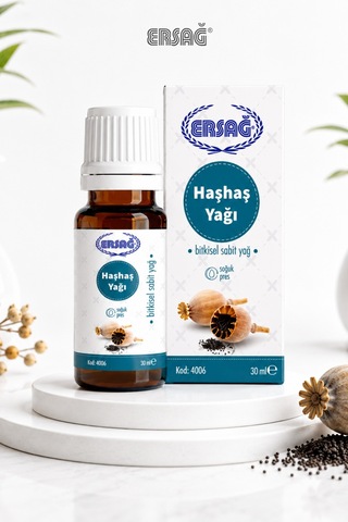 Ersağ Soğuk Pres Haşhaş Yağı 30 ML