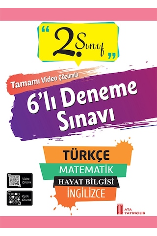 Ata 2.sınıf Afacan Soru Bankası+ 6 Lı Deneme Sınavı