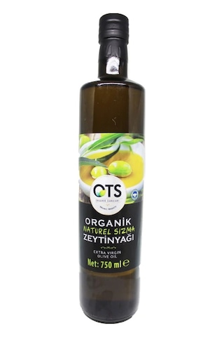 Ots Organik Naturel Sızma Zeytinyağı Cam 750 ML