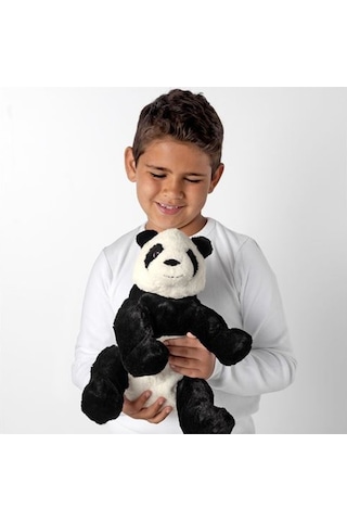 Ikea Kramıg 30 Cm Yumuşak Oyuncak Beyaz - Siyah Panda Peluş