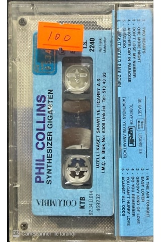 Plak Değildir Kaset Tir Phil Collins Synthesizer Giganten Kaset