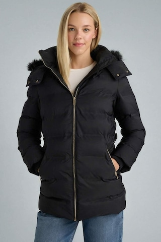 Defacto Su Geçirmez Regular Fit Kapüşonlu Parka F7424ax26spbk27 Siyah-bk27