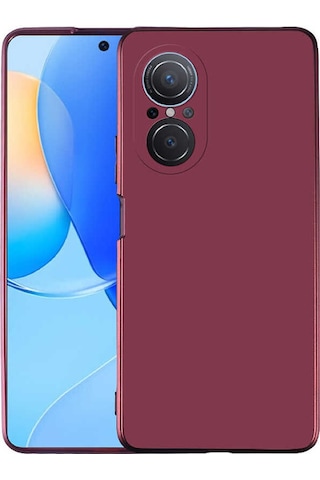 Zore Huawei Nova 9 Se Kılıf Msra Premier Silikon Kapak - Mürdüm Mürdüm
