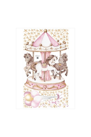 Wallshebno Çocuk Duvar Çıkartmaları Dekorasyon Karusel 152696982 Diğer