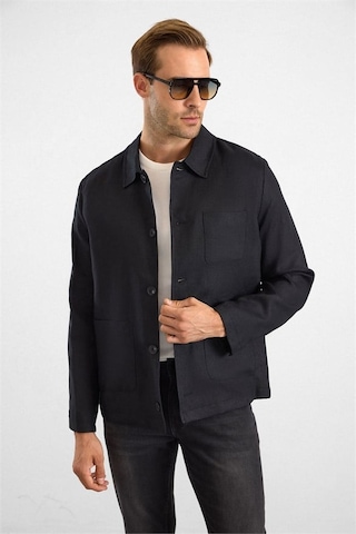 Süvari Siyah Regular Bebe Yaka Düz Poplin Torba Cep 4 Drop Spor Ceket Sct0000000001-s09