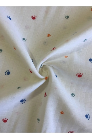 Lief Home Unisex Beyaz Müslin Örtü 75x85