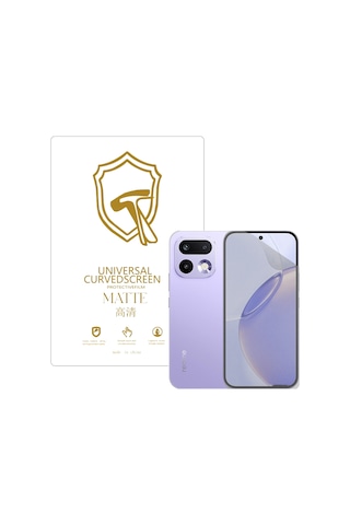 Realme 16 Pro İle Uyumlu Tpu Nano Mat Ekran Koruma Filmi Ekm107