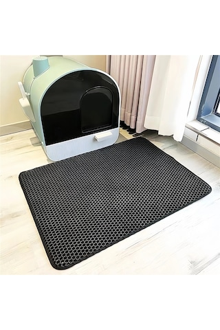 Jl Büyük Boy Kedi Kumu Matı Eva Çift Katmanlı Su Geçirmez Kedi