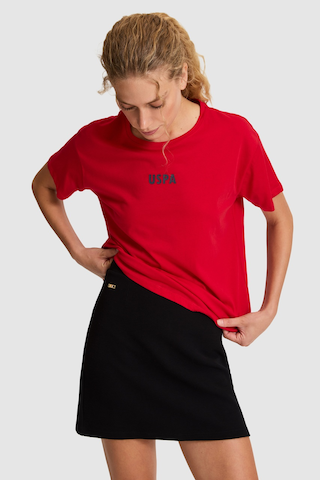 U.S. Polo Assn. U.s. Polo Assn. Kadın Kırmızı Tişört 50323530-vr030 Kirmizi